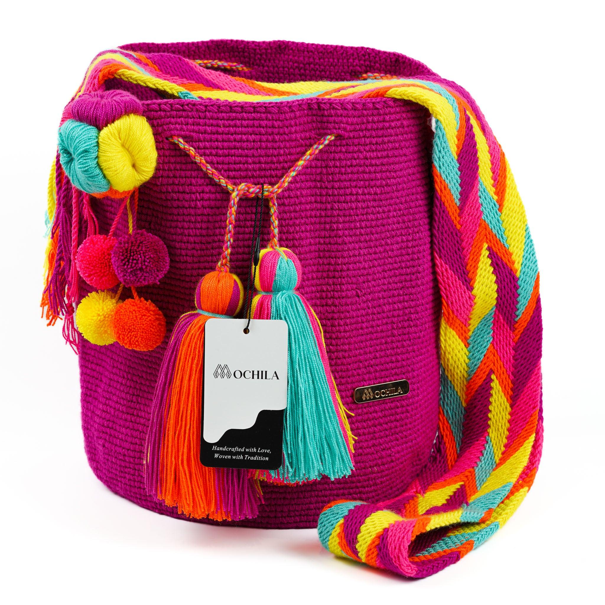 Large Crossbody Bag Purple - Mochila