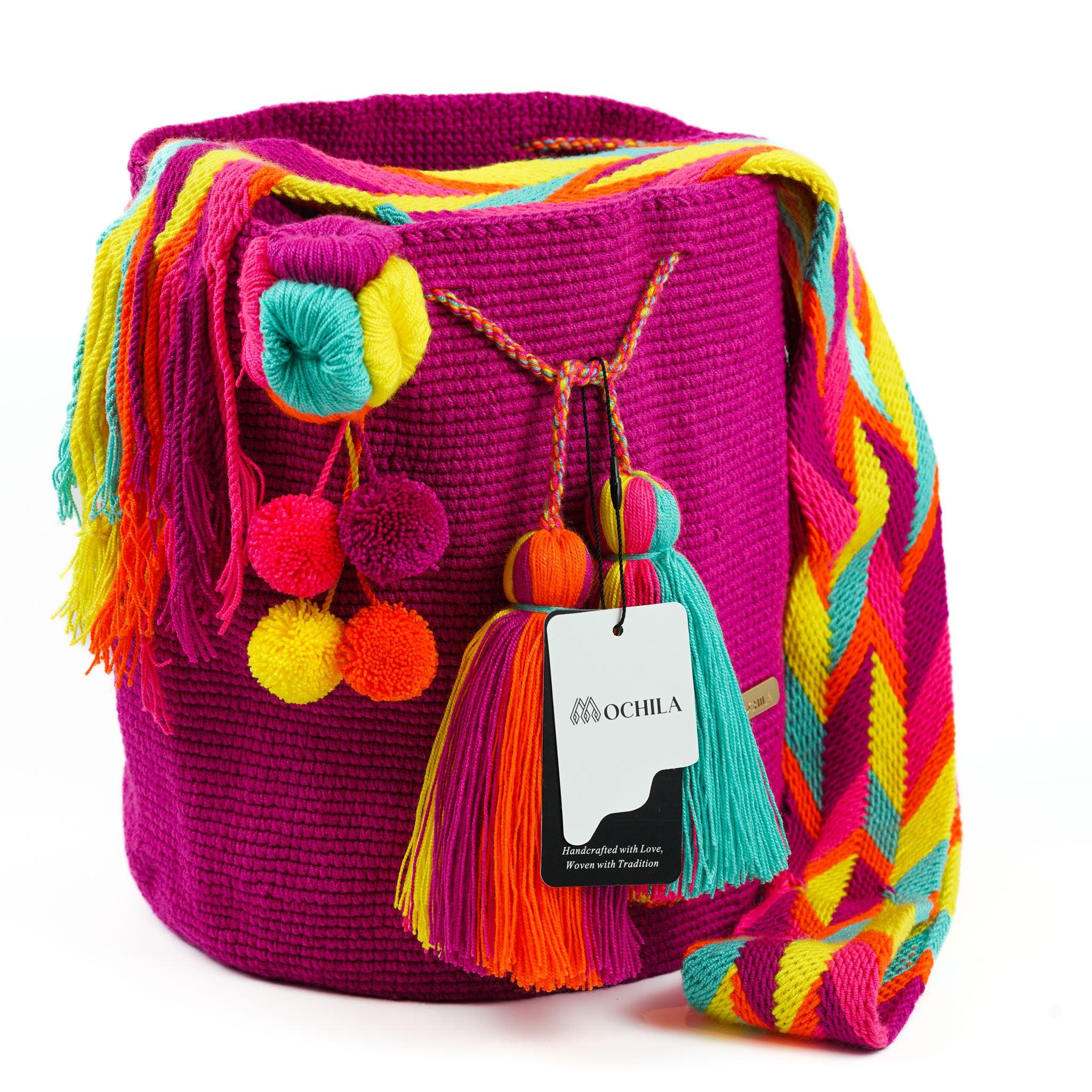 Large Crossbody Bag Purple - Mochila