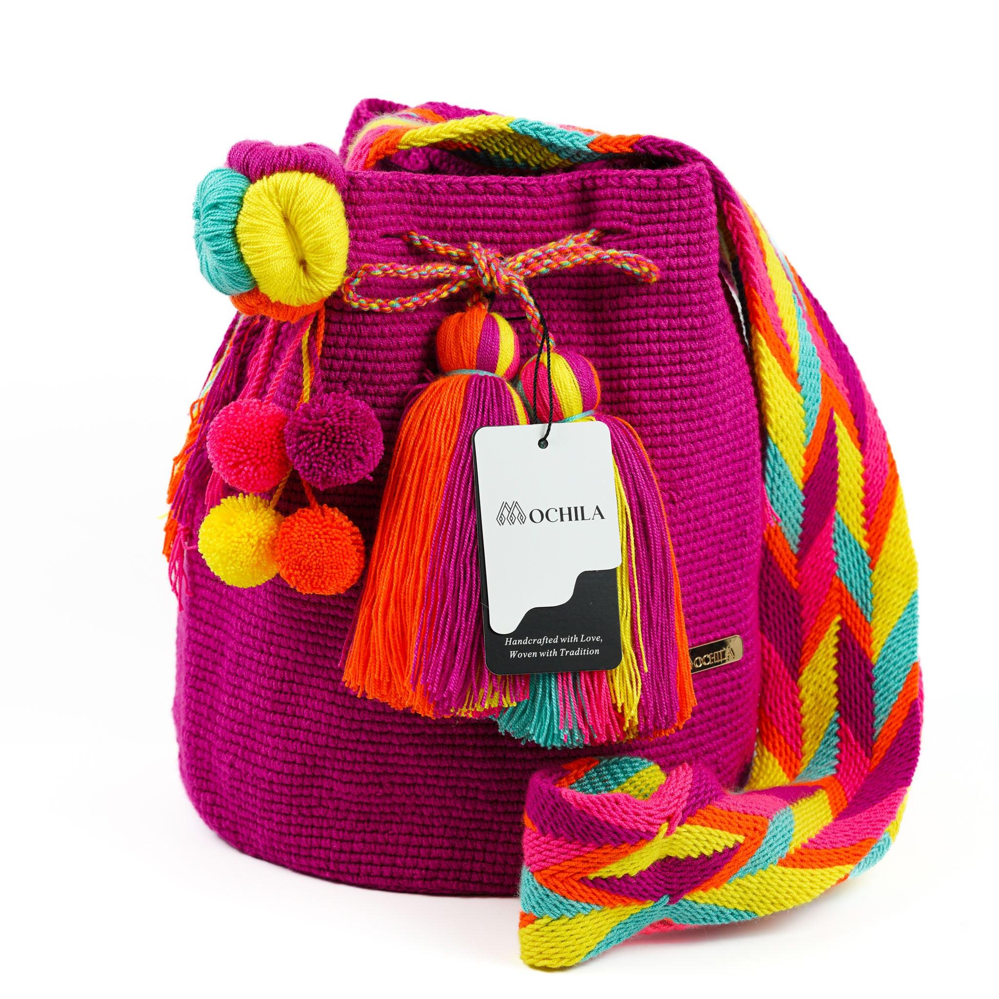 Large Crossbody Bag Purple - Mochila