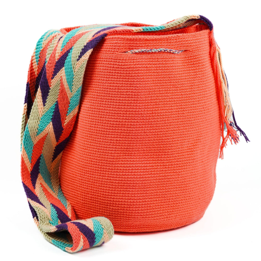 Large Crossbody Bag Light Orange - Mochila