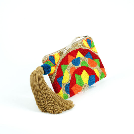 Colorful Wayuu bag patterns