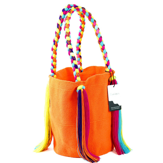 Colorful Wayuu bag patterns