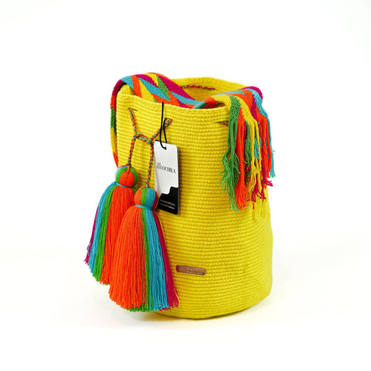 Colorful Wayuu bag patterns