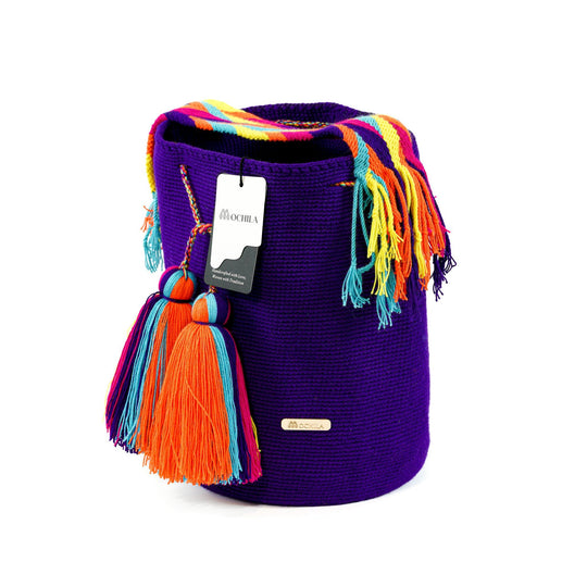 Colorful Wayuu bag patterns