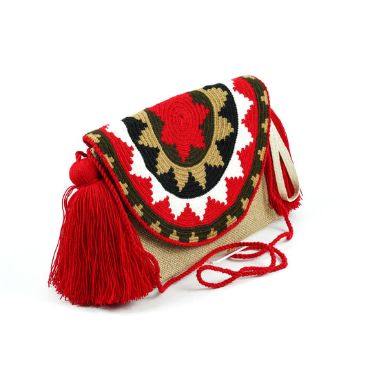 Colorful Wayuu bag patterns