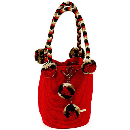 Colorful Wayuu bag patterns