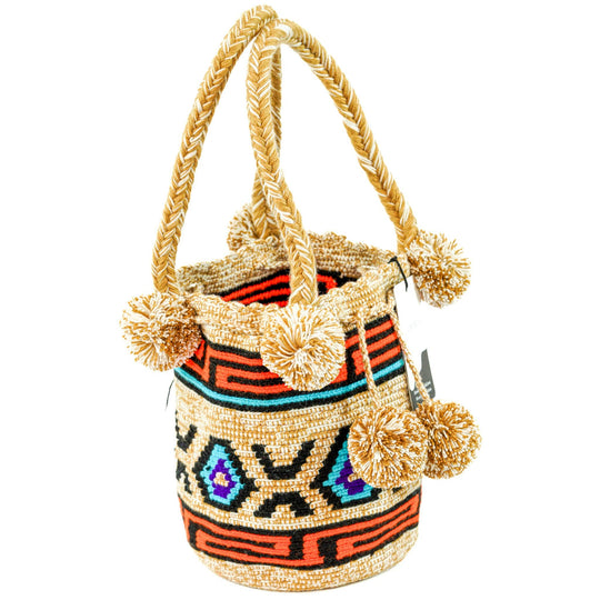 Colorful Wayuu bag patterns