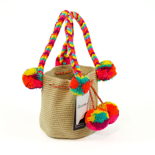 Colorful Wayuu bag patterns