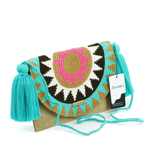 Colorful Wayuu bag patterns