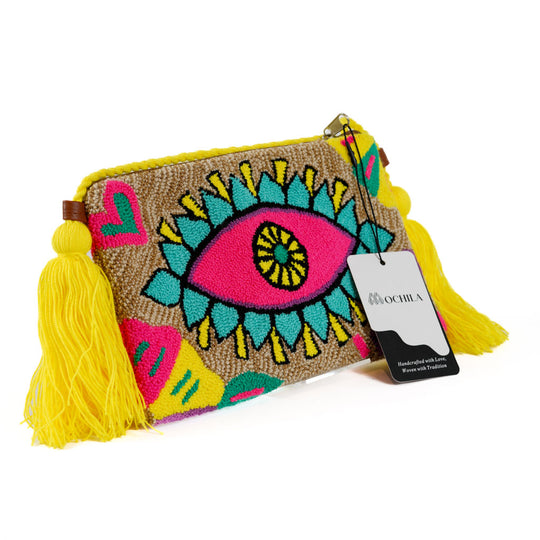 Colorful Wayuu bag patterns