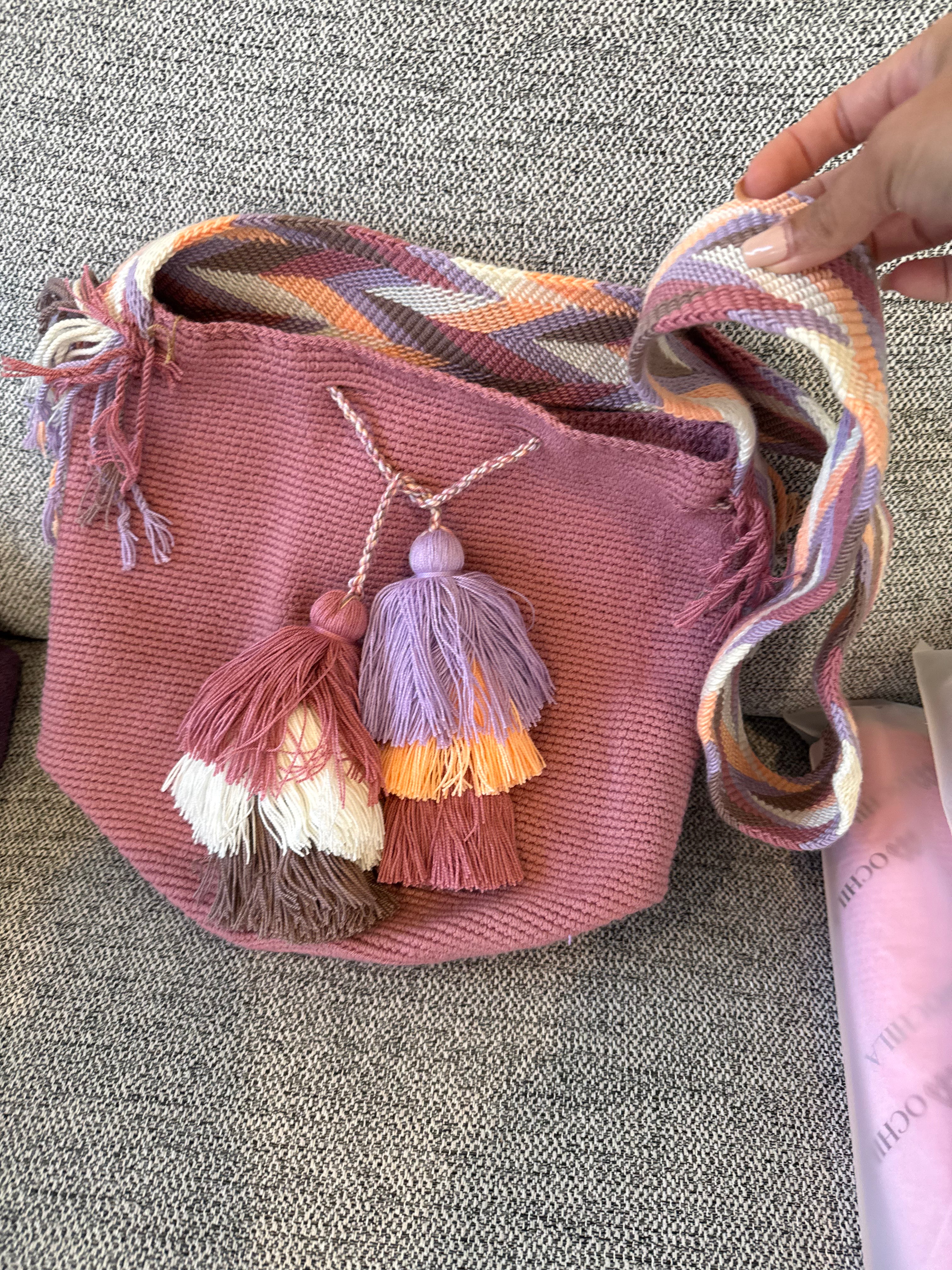 Large Crossbody bag dusty pink
