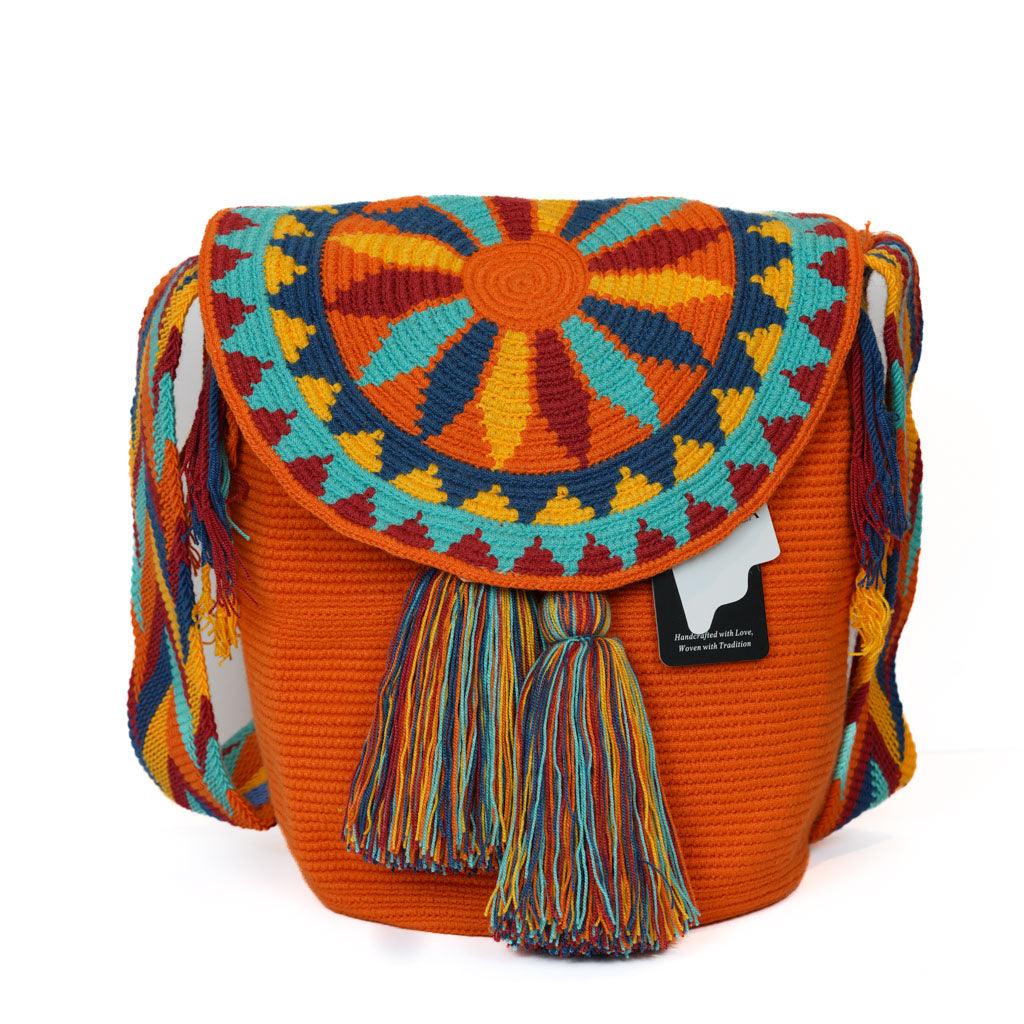 Large Crossbody Bag Sunset Hues
