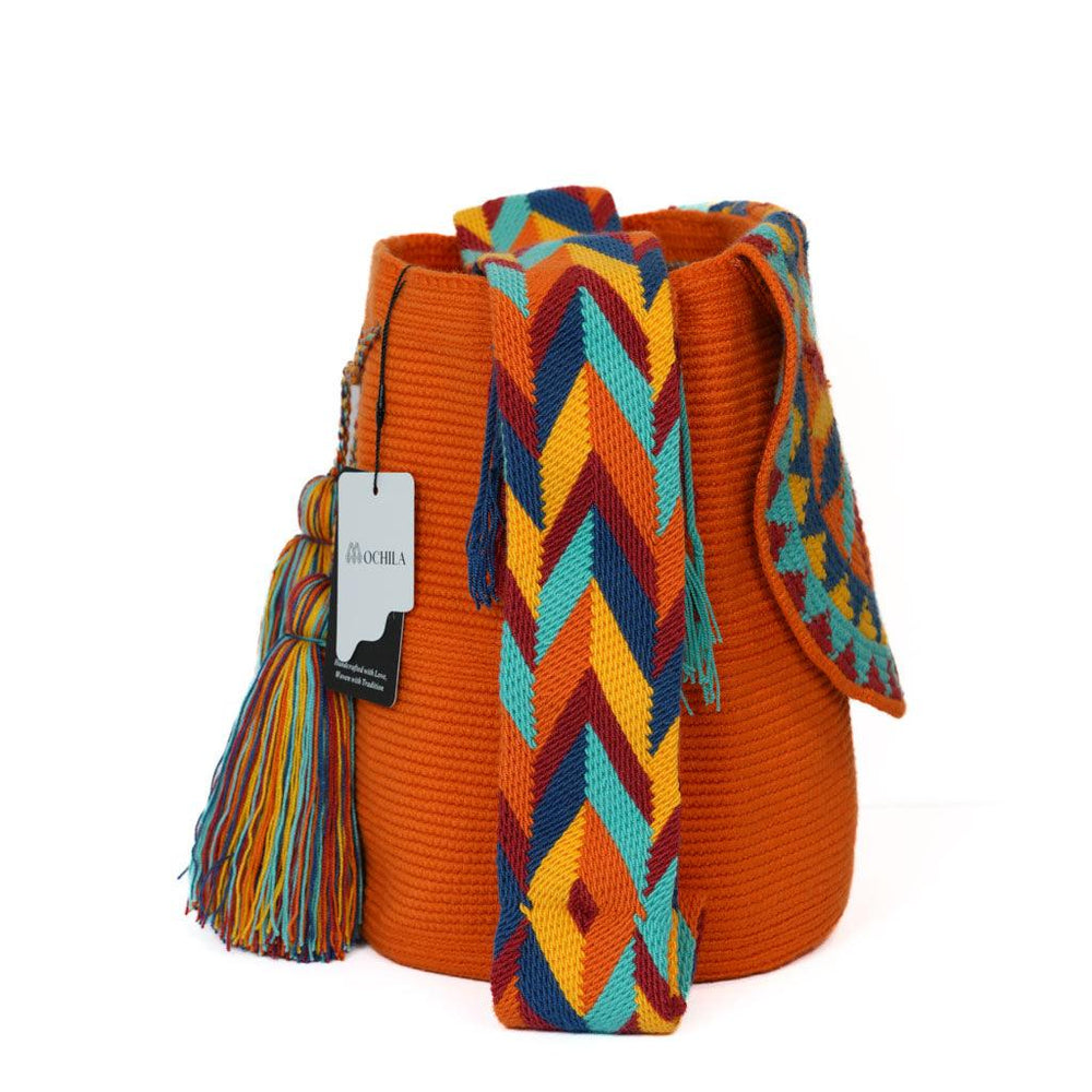 Large Crossbody Bag Sunset Hues