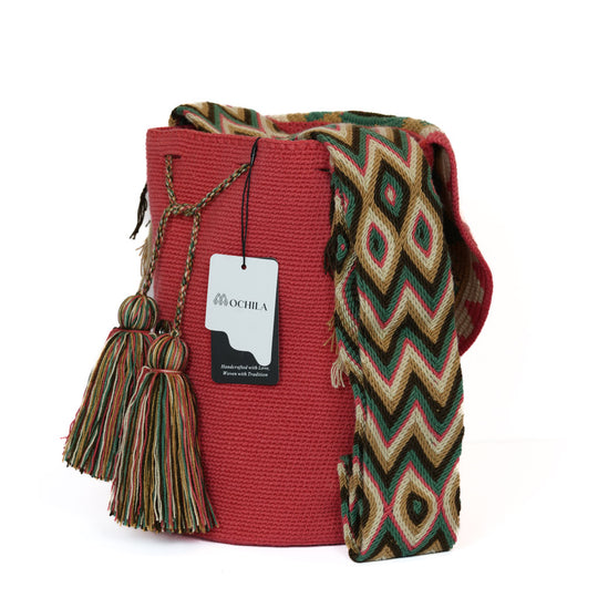 Colorful Wayuu bag patterns