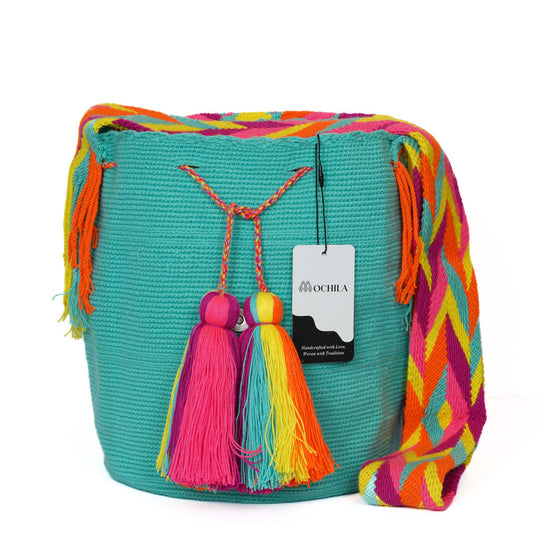 Colorful Wayuu bag patterns