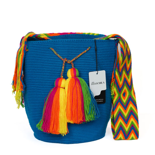 Colorful Wayuu bag patterns