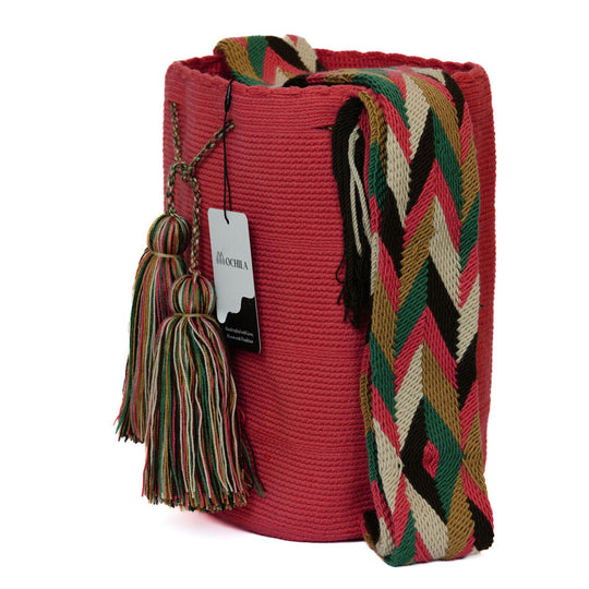 Colorful Wayuu bag patterns