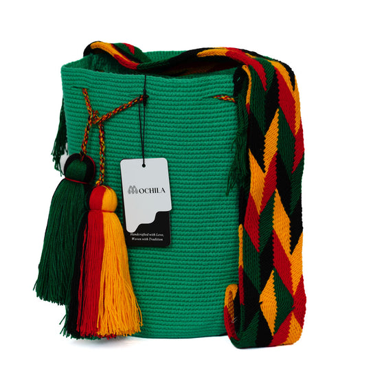 Colorful Wayuu bag patterns