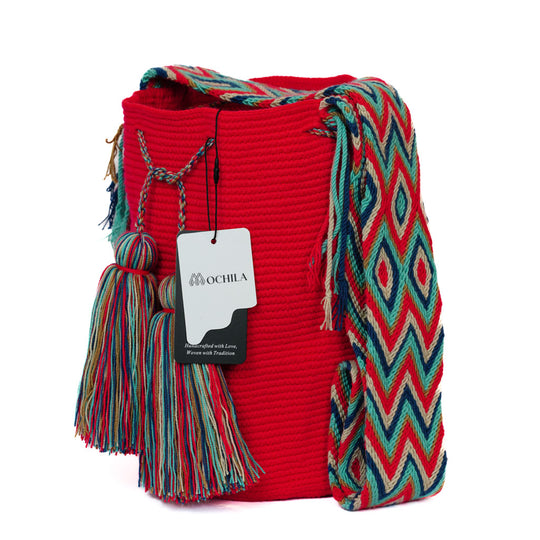 Colorful Wayuu bag patterns