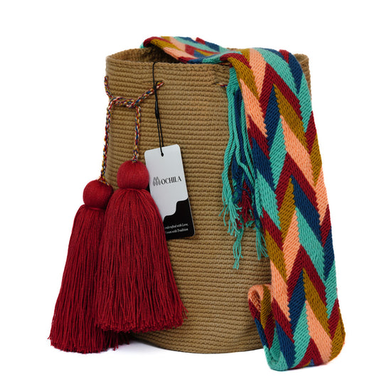 Colorful Wayuu bag patterns