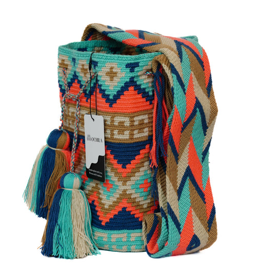 Colorful Wayuu bag patterns