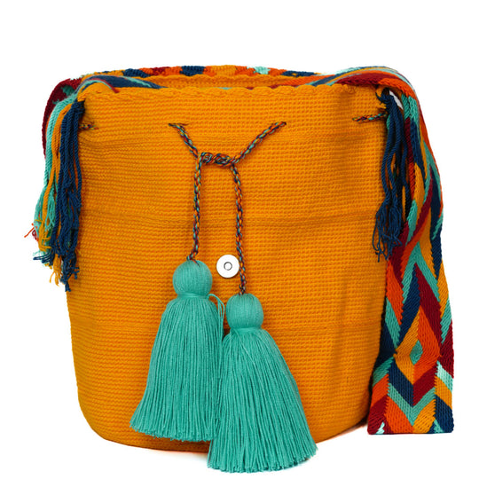 Colorful Wayuu bag patterns