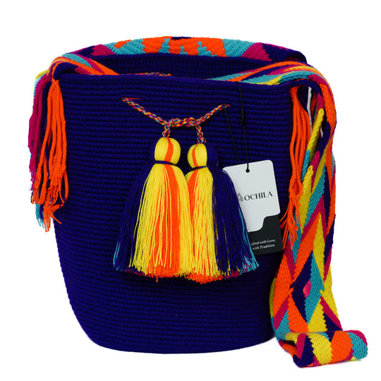 Colorful Wayuu bag patterns