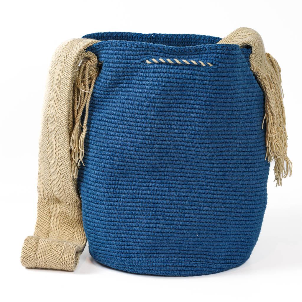 Large Crossbody Bag Dark Blue