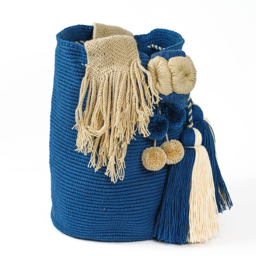 Large Crossbody Bag Dark Blue