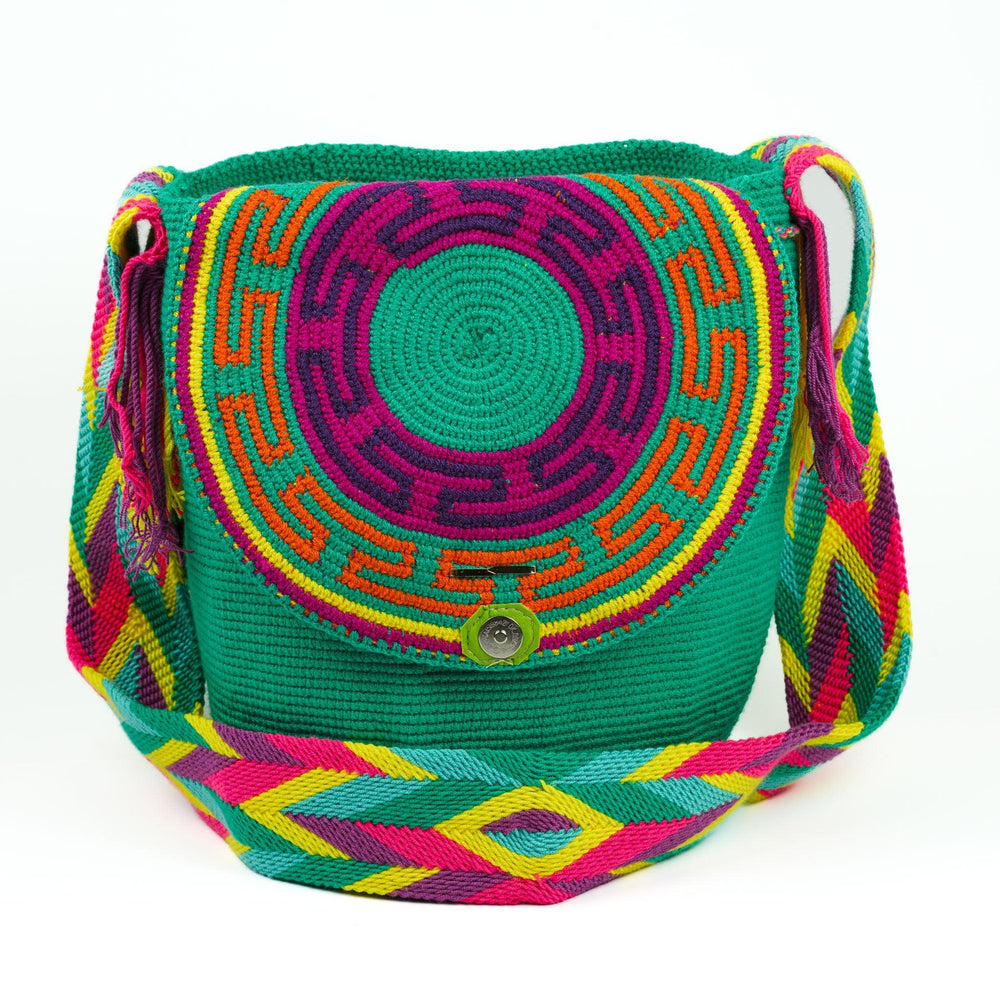 Large Crossbody Bag Pine Green - Mochila