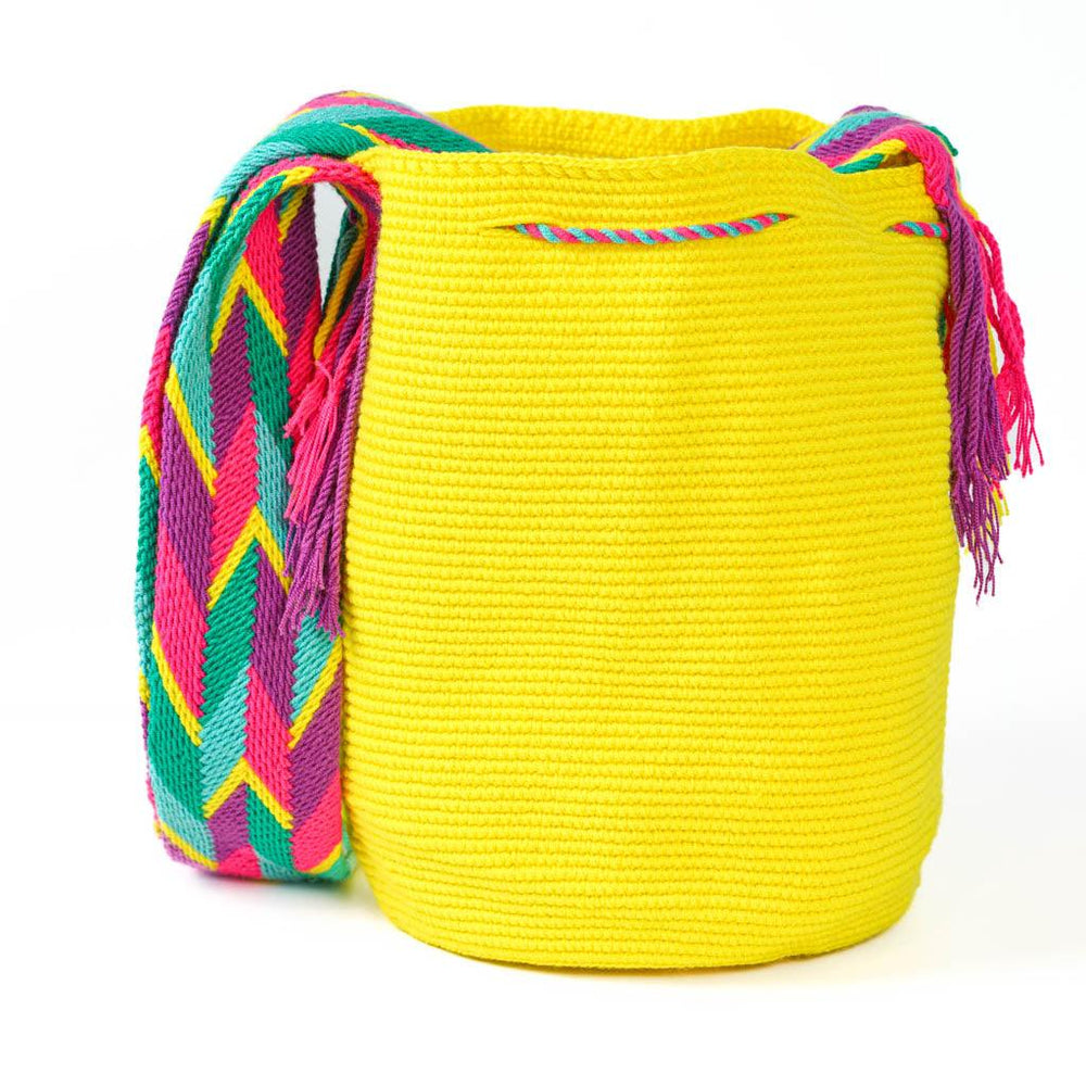 Large Crossbody Bag Lemon Yellow