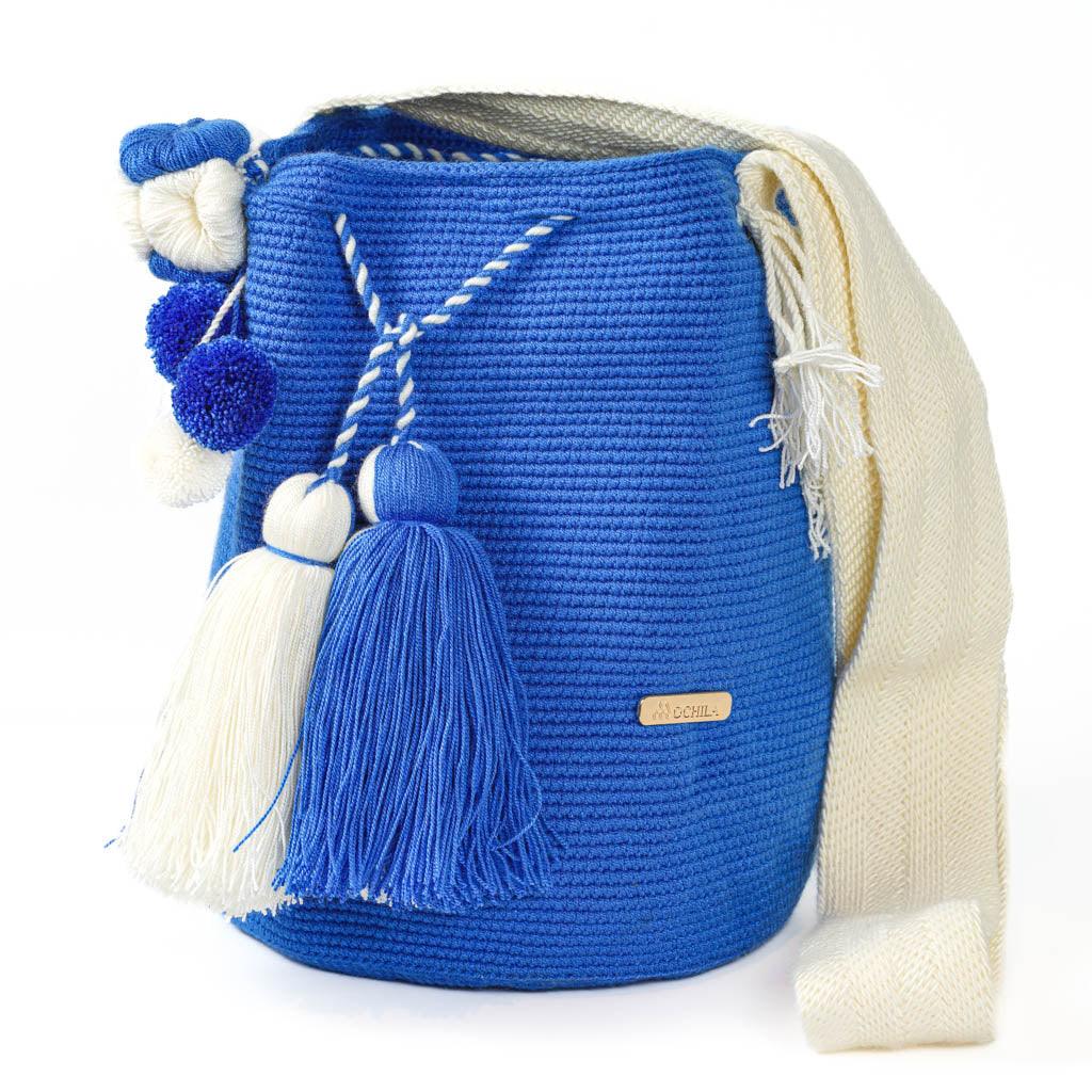 Large Crossbody Bag Real Blue