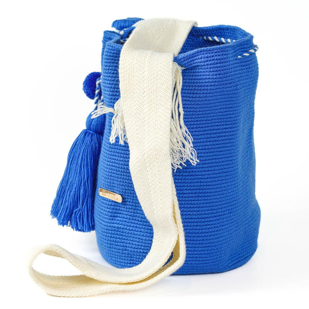 Large Crossbody Bag Real Blue