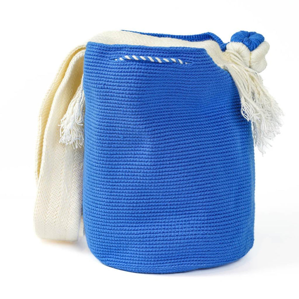 Large Crossbody Bag Real Blue