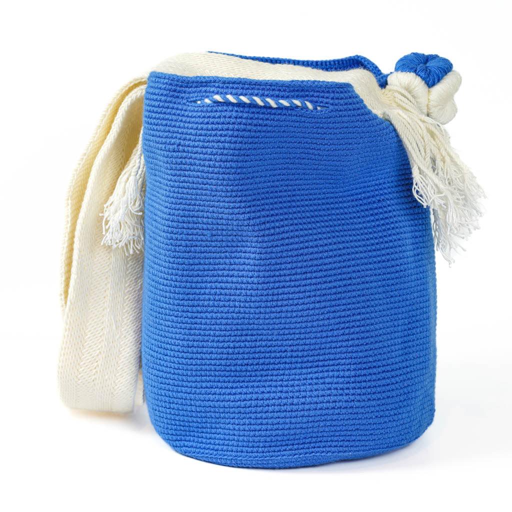 Large Crossbody Bag Real Blue