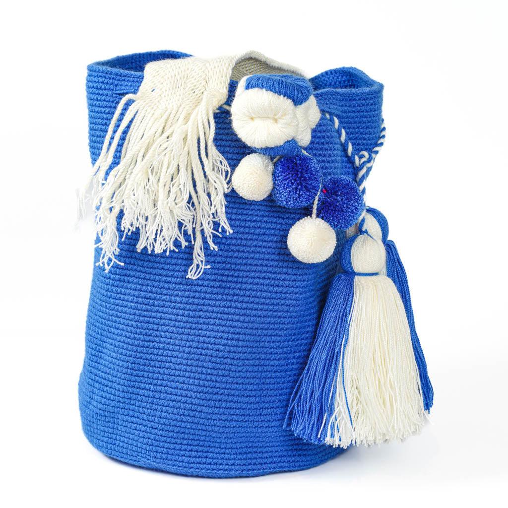 Large Crossbody Bag Real Blue