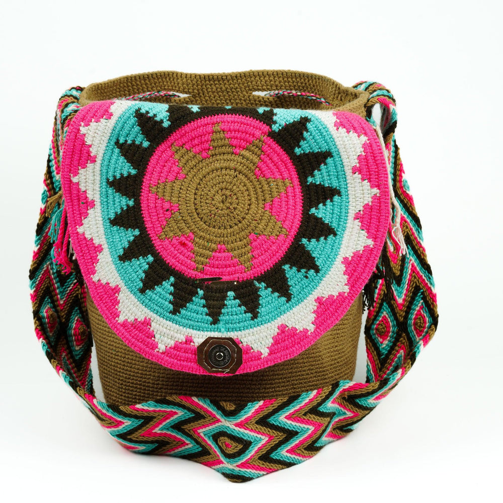 Large Crossbody Bag Brown - Mochila