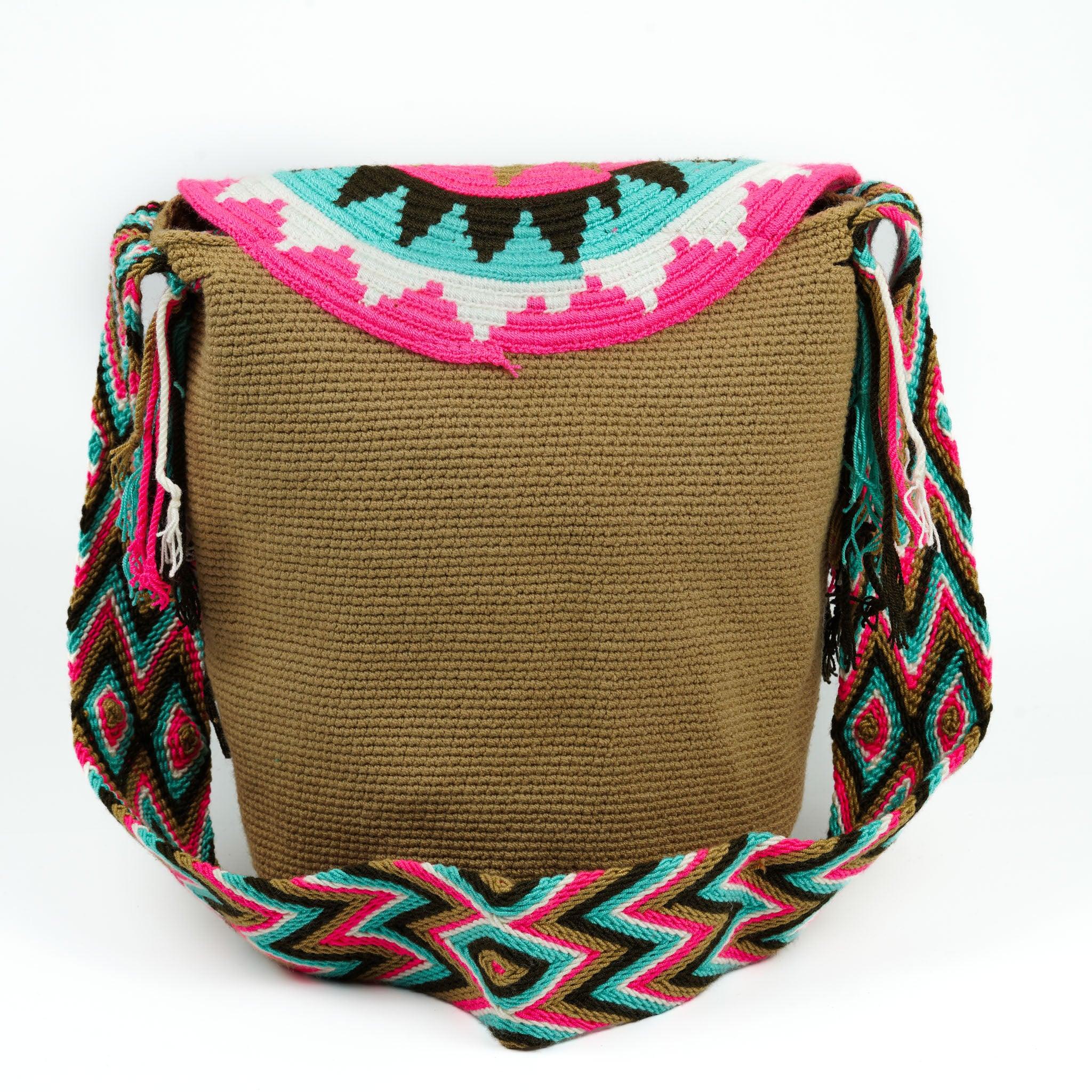 Large Crossbody Bag Brown - Mochila
