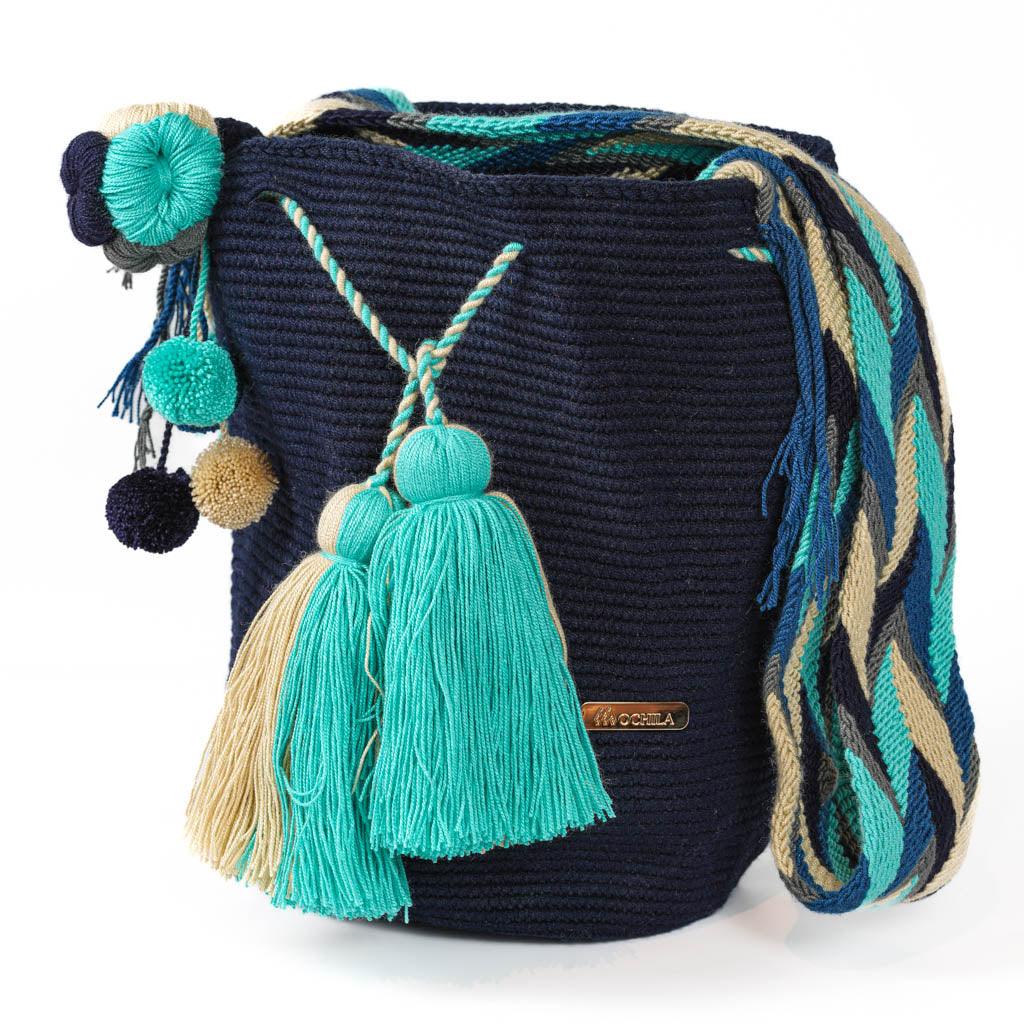 Large Crossbody Bag Turkish Blue