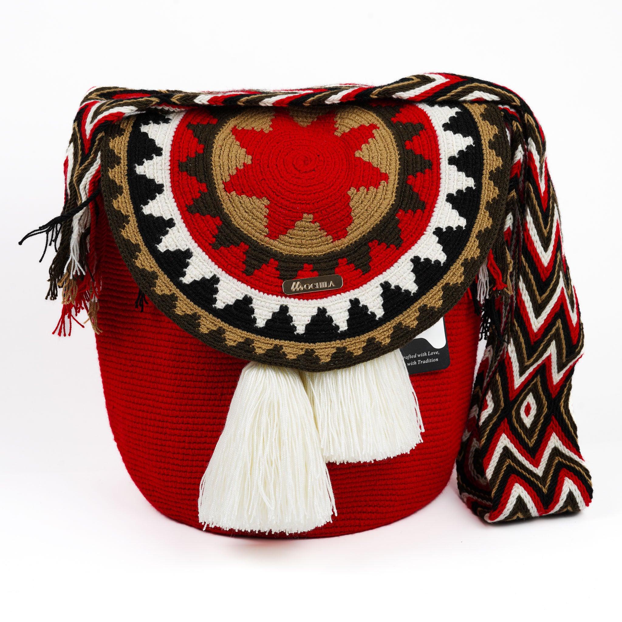 Large Crossbody Bag Red - Mochila