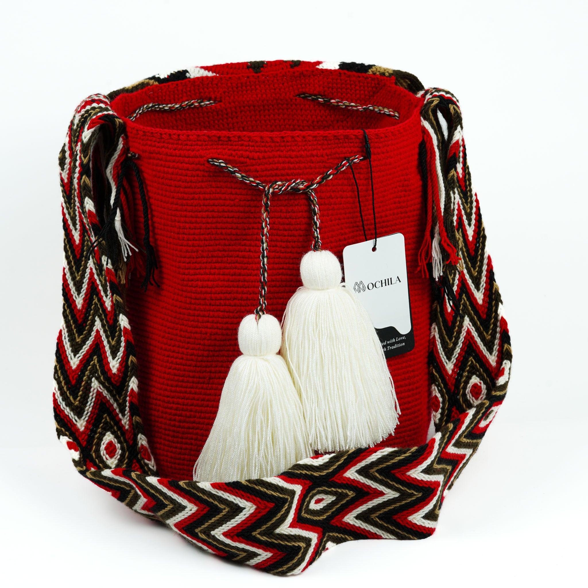 Large Crossbody Bag Red - Mochila