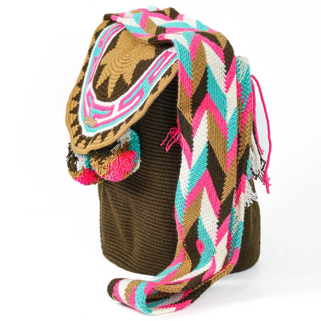 Large Crossbody Bag Dark Brown