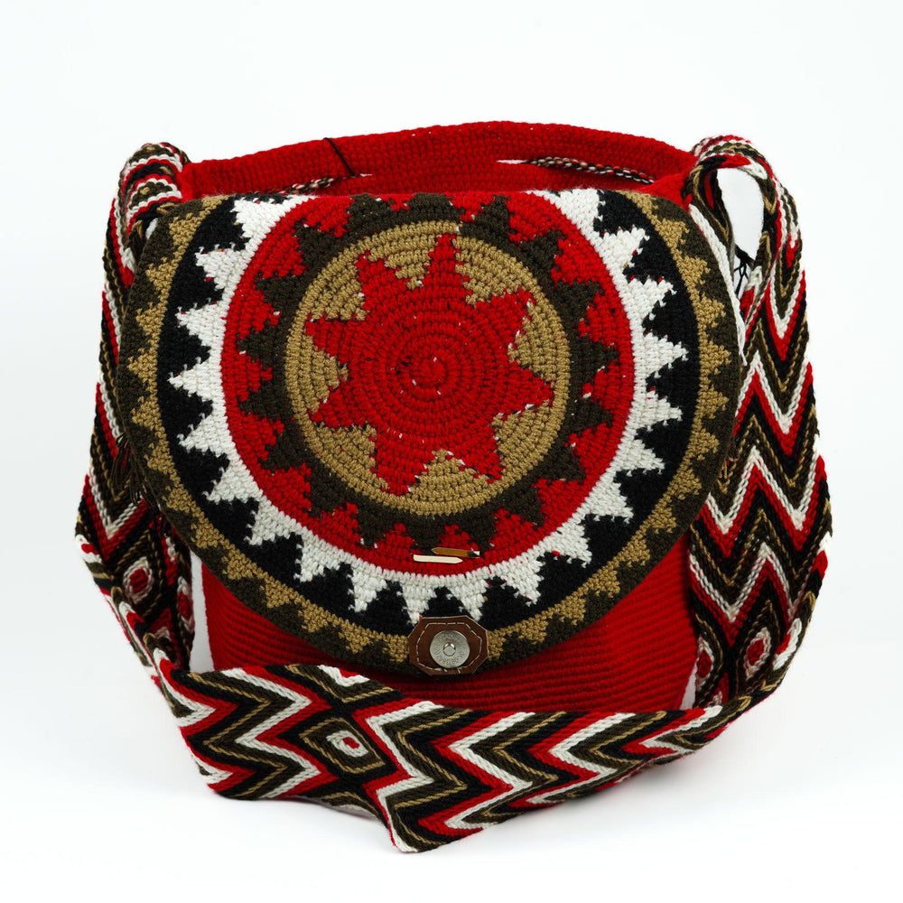Large Crossbody Bag Red - Mochila