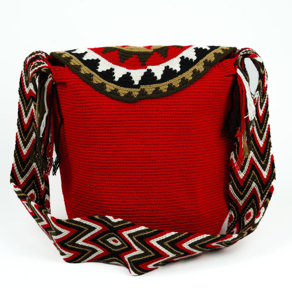 Large Crossbody Bag Red - Mochila