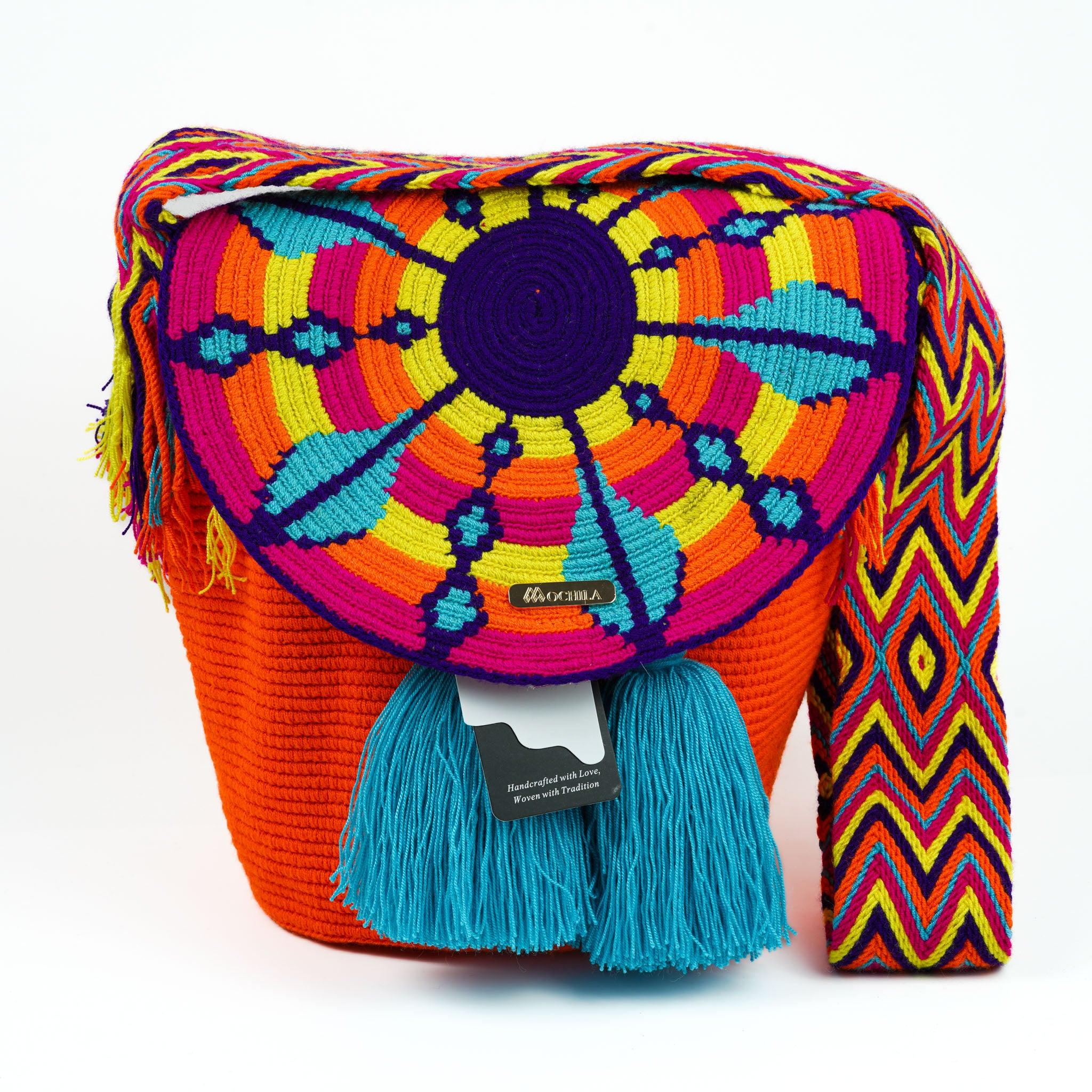 Large Crossbody Bag Orange Lust - Mochila