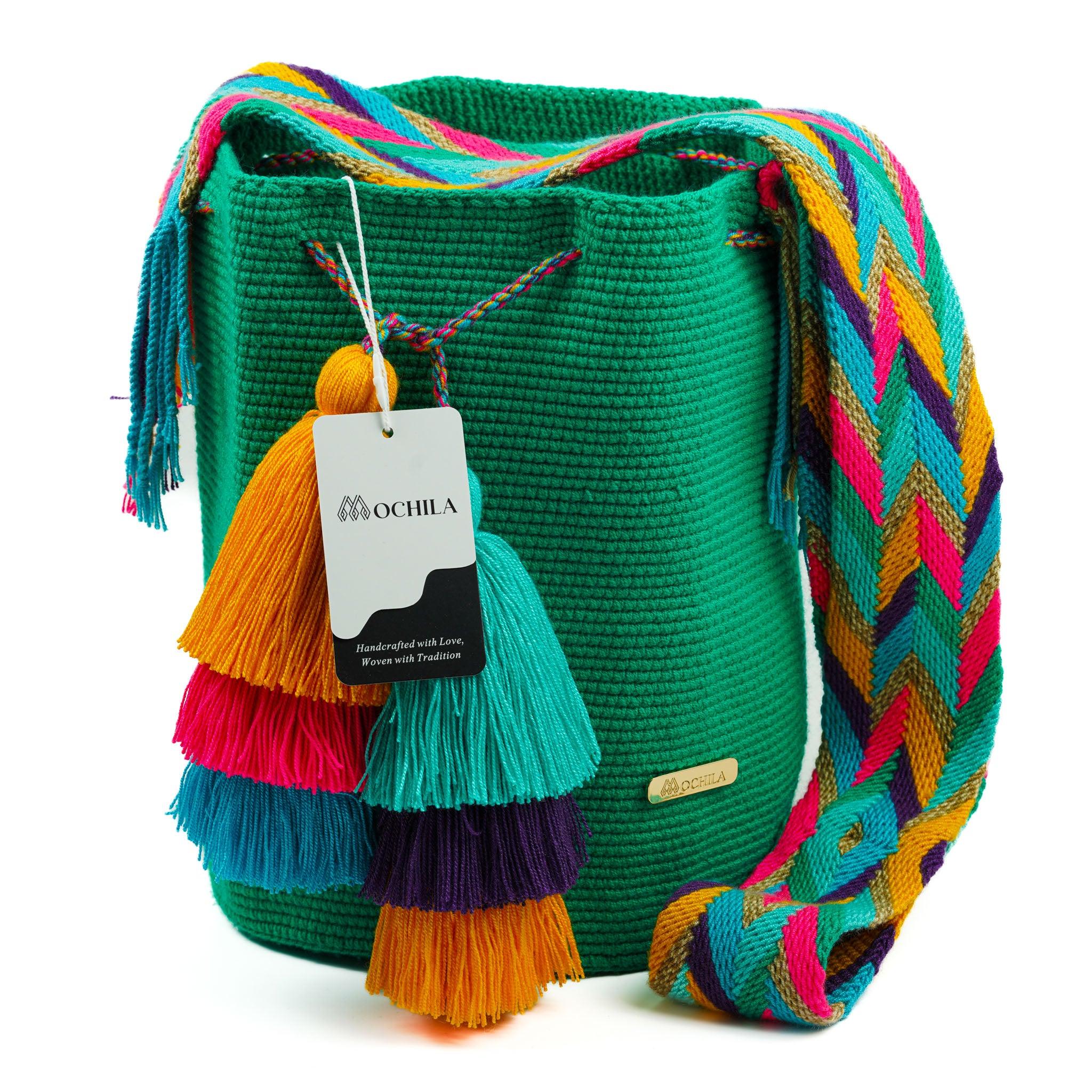 Large Crossbody Bag Pure Green - Mochila
