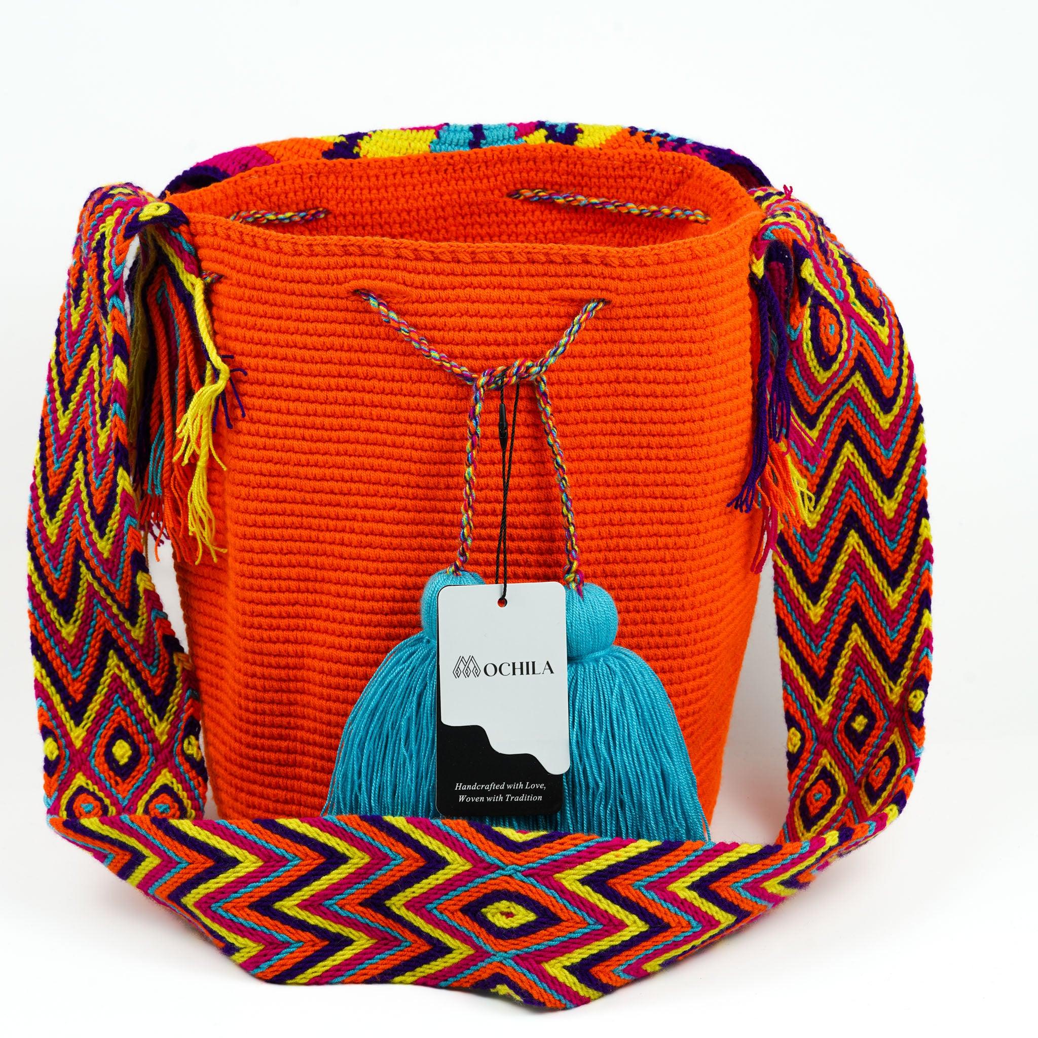 Large Crossbody Bag Orange Lust - Mochila