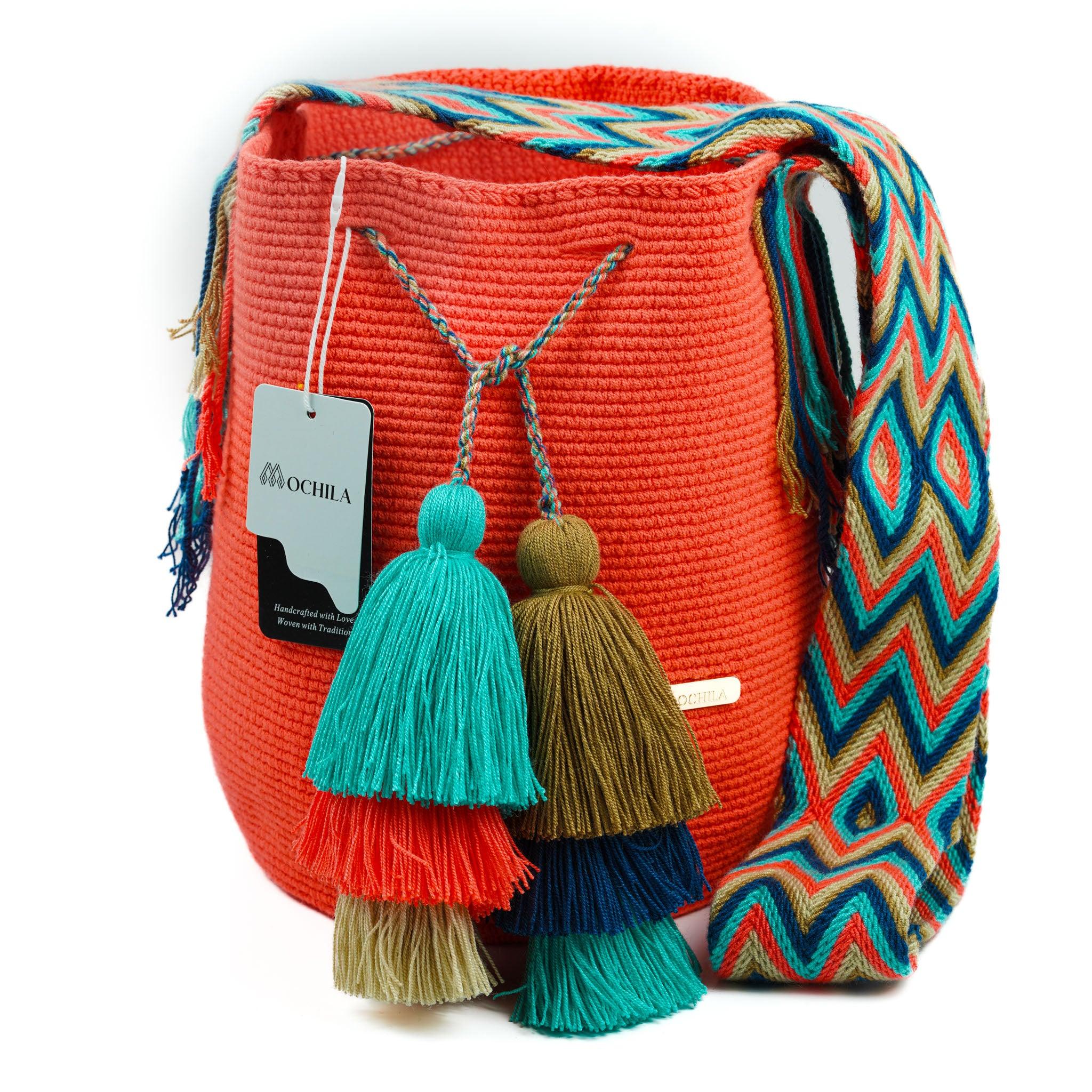 Large Crossbody Bag Coral Sea - Mochila