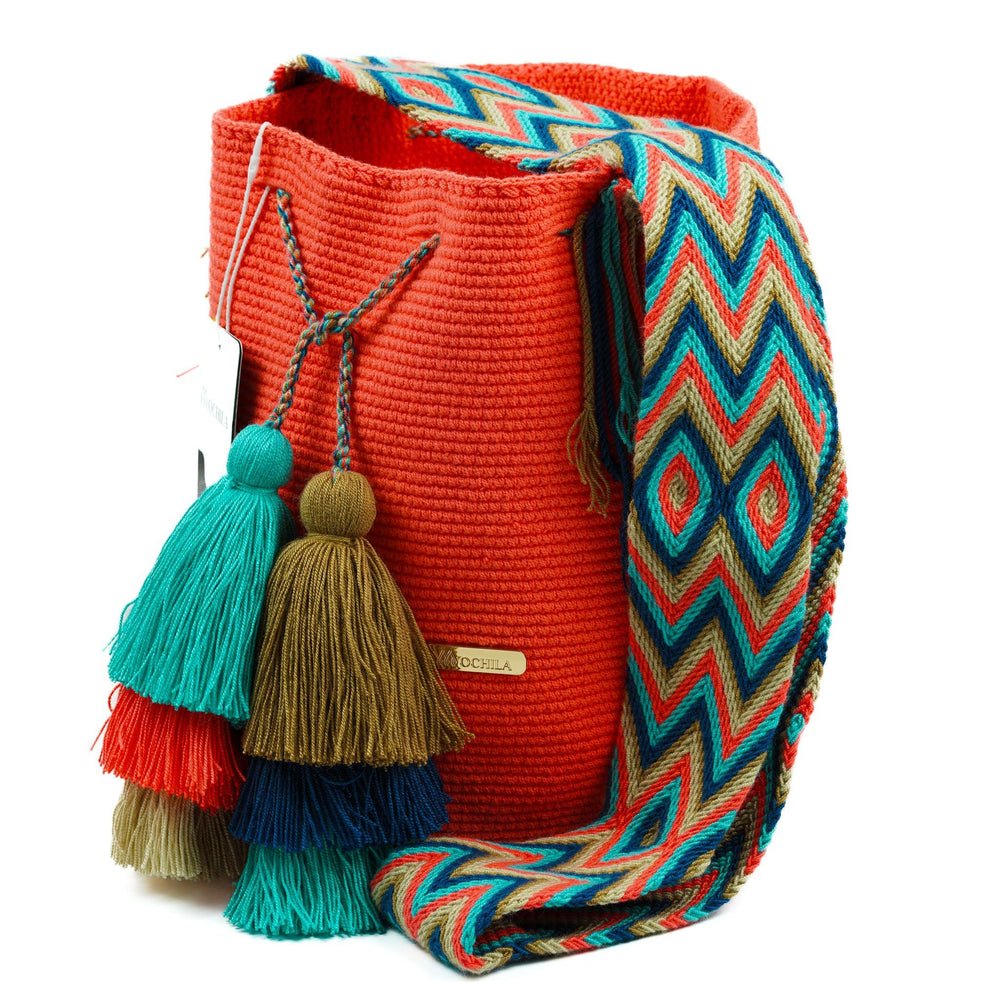 Large Crossbody Bag Coral Sea - Mochila