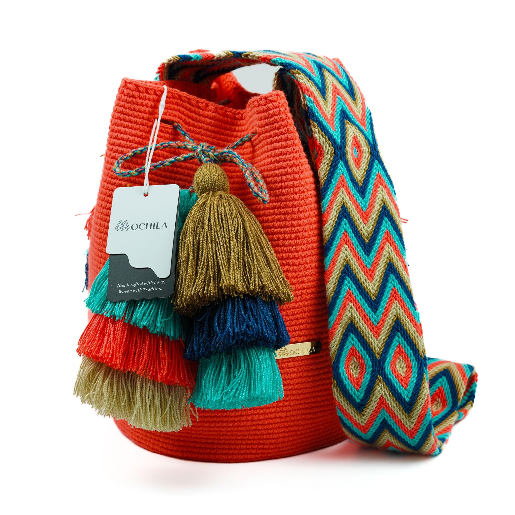 Large Crossbody Bag Coral Sea - Mochila